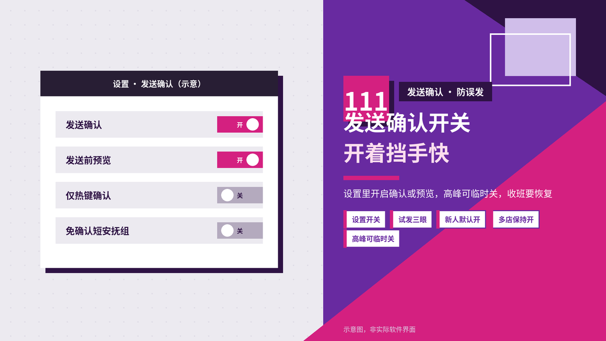 发送确认怎么开:易歪歪单机版防误发开关与什么场景该关